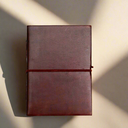 Custom engraved leather notebook – create your own cover design for a unique, handcrafted journal