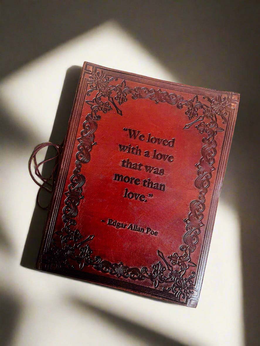 Leather Journal - Edgar Allan Poe We Loved