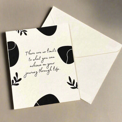 No limit to what you can achieve, Card