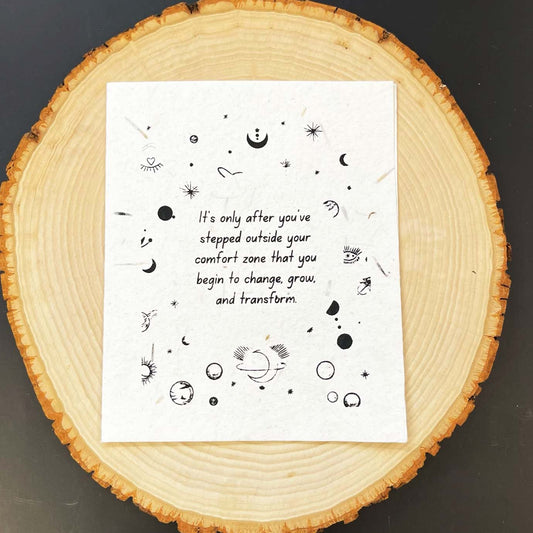 Seed Paper Plantable Card - Grown And Transform