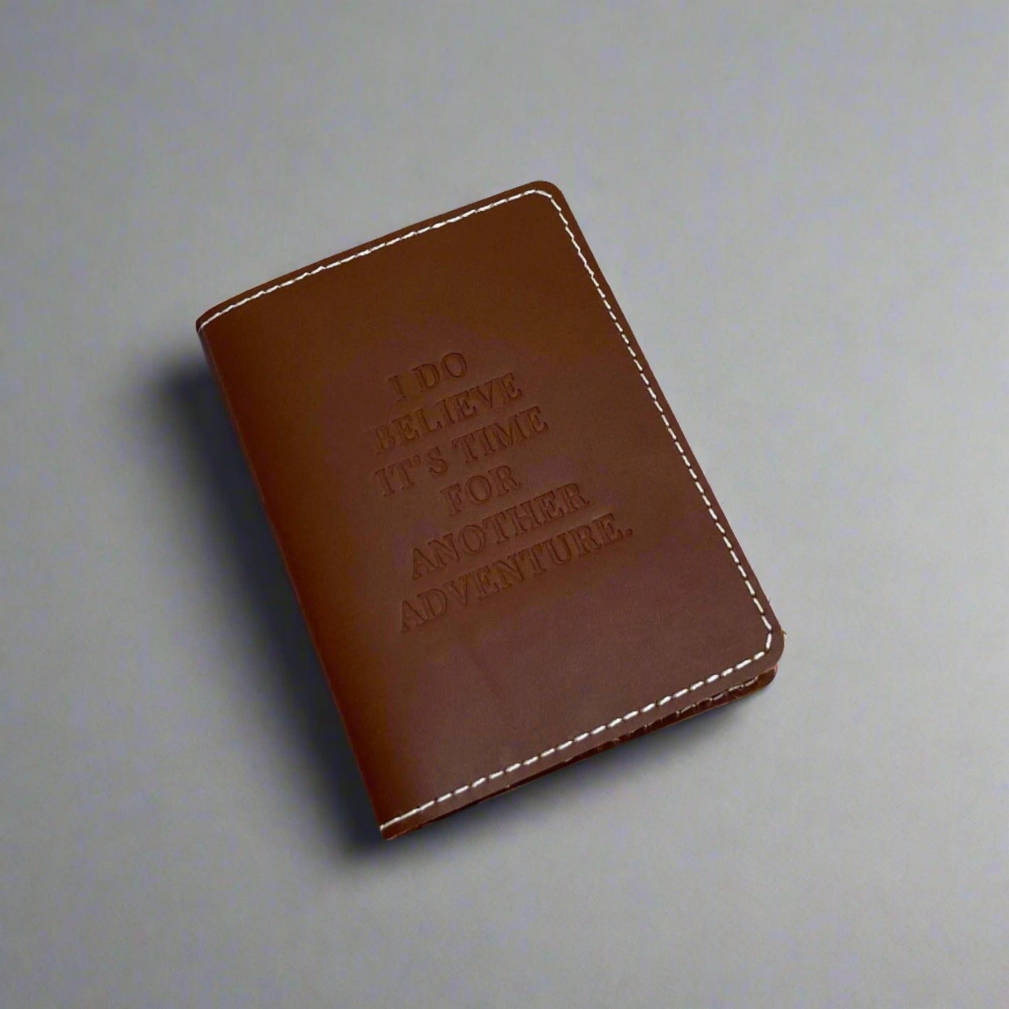 Another Adventure Leather Passport Cover Wallet