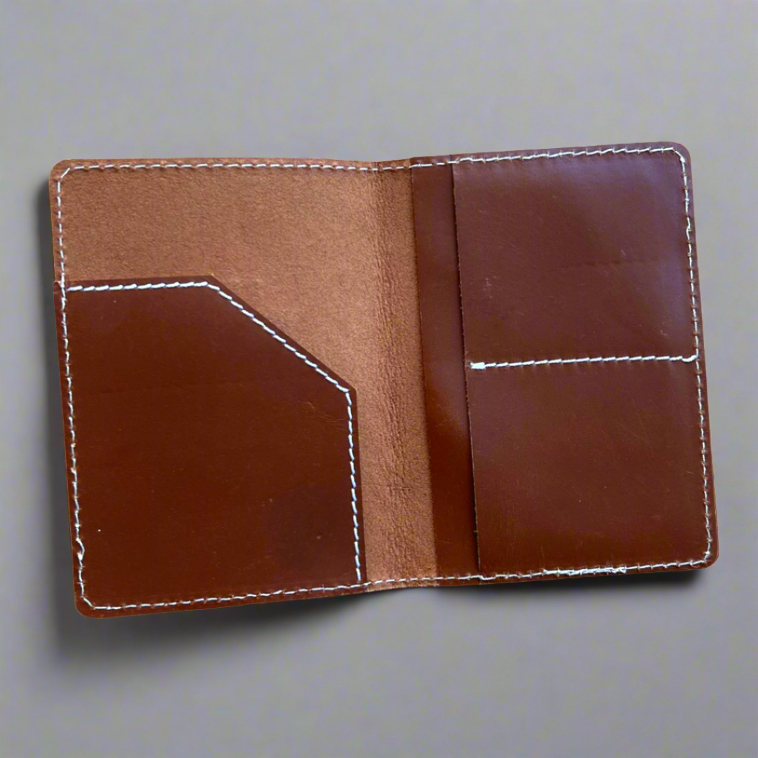 Another Adventure Leather Passport Cover Wallet