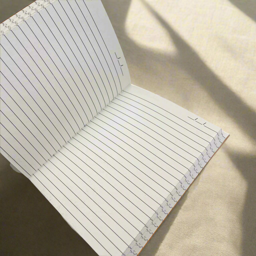 Artisan leather notebook in lined pages – made for explorers, travelers and goal setters