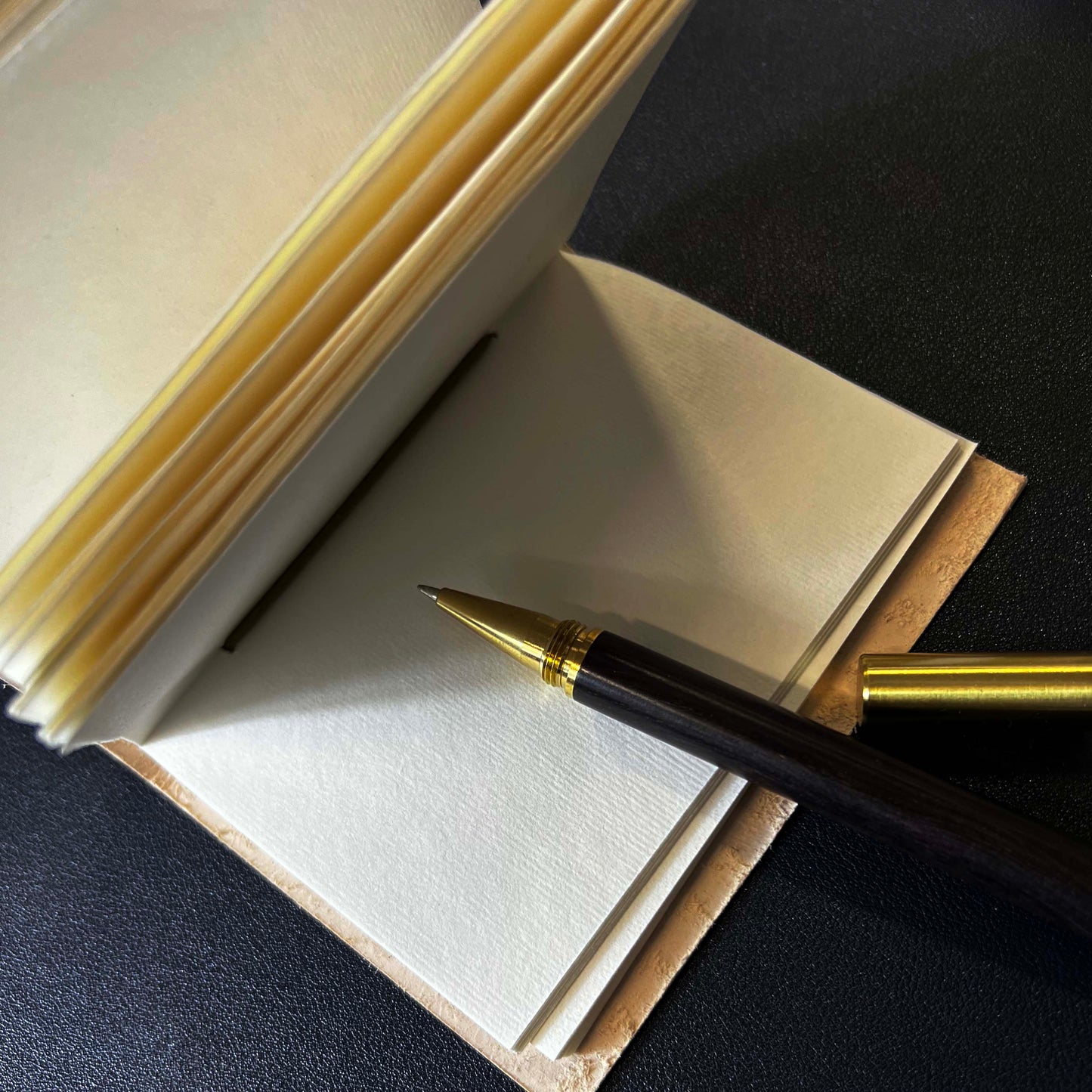 "VOWS" Refillable Leather Notebook - Perfect for Weddings & Anniversaries