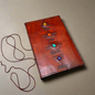 Rustic leather journal with natural stones – a meaningful gift for meditation, journaling, and inner clarity