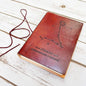 Astrology journal in leather cover – beautifully crafted for writing about your zodiac journey and planetary alignments