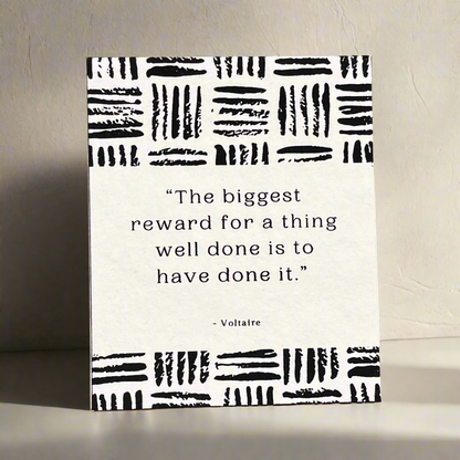 Things Well Done, Card
