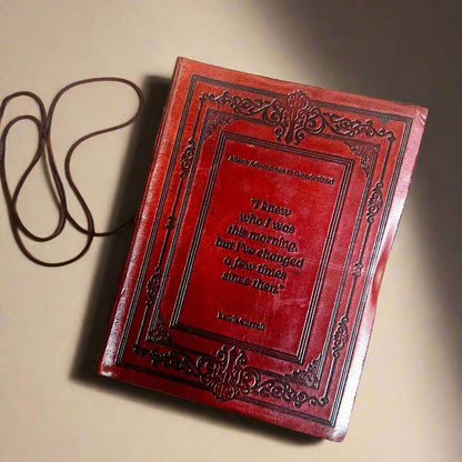 Intricately embossed vintage frame design - touch of classic elegance and whimsy, perfectly complementing the literary quote at its center