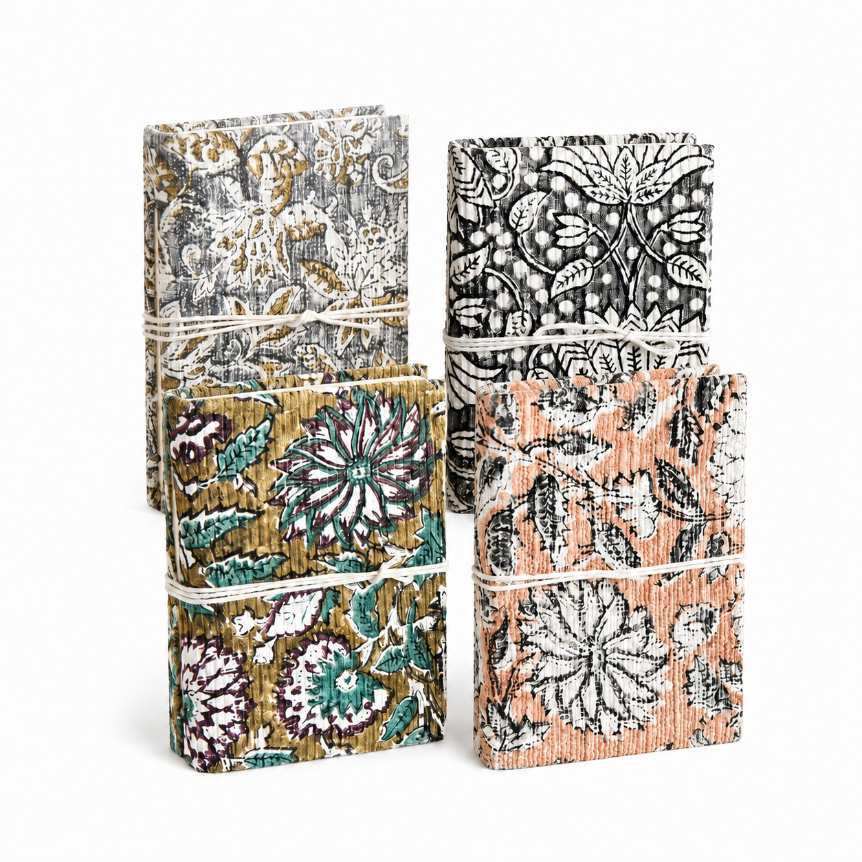 Signature Artisan Notebook Set - Twin Hardcover Journals & Writing Stationery Set