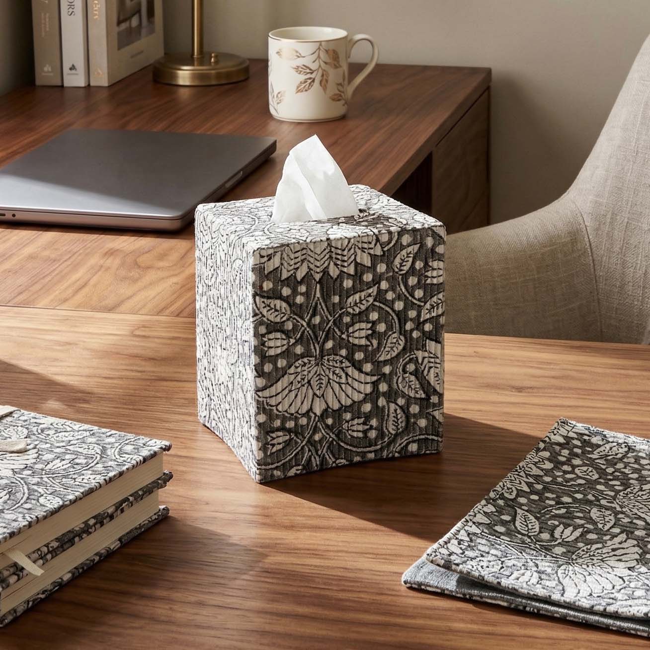Onyx Bloom: Office-in-a-Box Decor Set