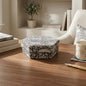 Artisan Hexagon Storage Box - Decorative Keepsake Organizer with Lid
