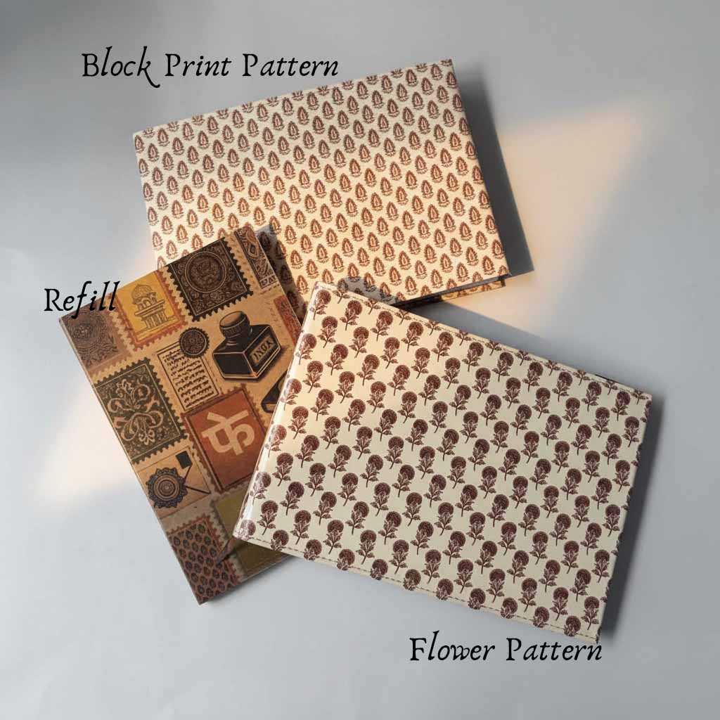 Jaipur Pattern Leather Sketchbook