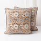 Artisan Accent Pillow Cover - Decorative Cotton Cushion  Cover (20x20) for Office Chair
