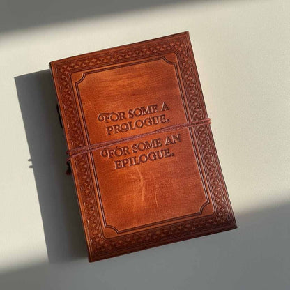 Prologue Epilogue Leather Journal
