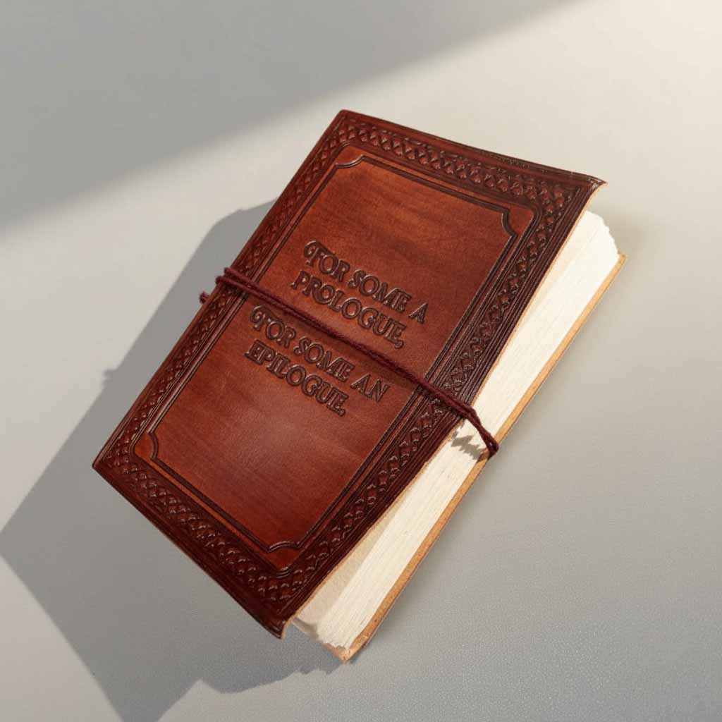 Prologue Epilogue Leather Journal