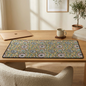 Artisan Canvas Desk Mat - Premium Patterned Desk Pad Protector for Office Setup