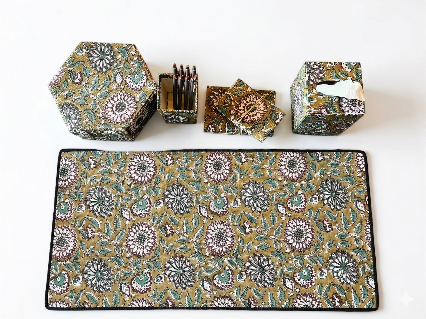 Sage Haven: Office-in-a-Box Decor Set