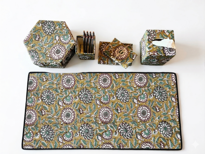 Sage Haven: Office-in-a-Box Decor Set
