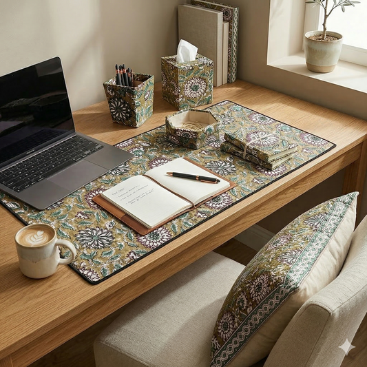 Sage Haven: Office-in-a-Box Decor Set
