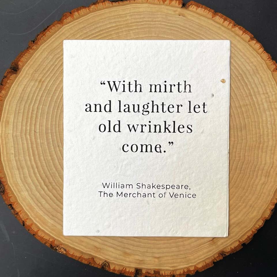 Shakespeare Birthday Card