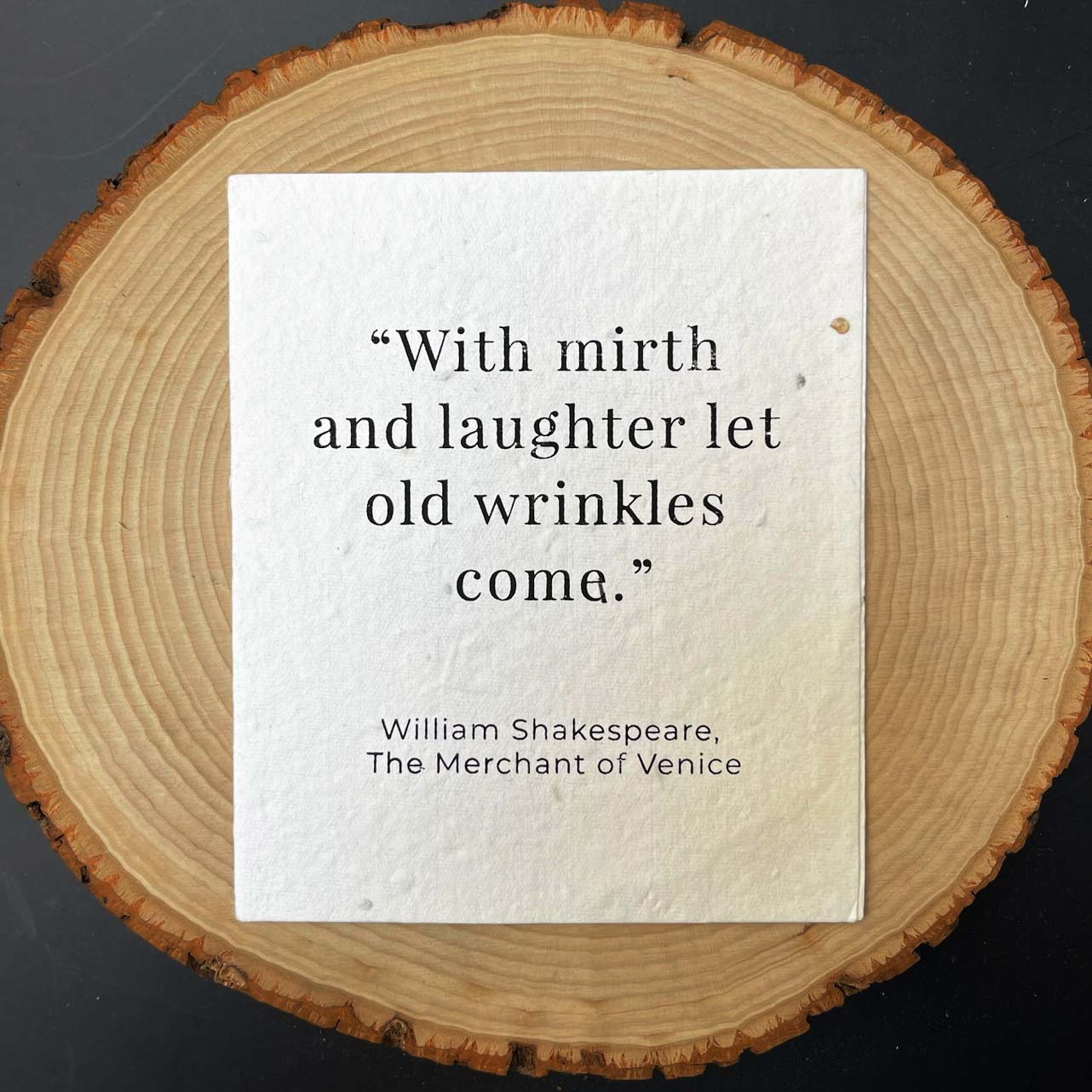 Shakespeare Birthday Card