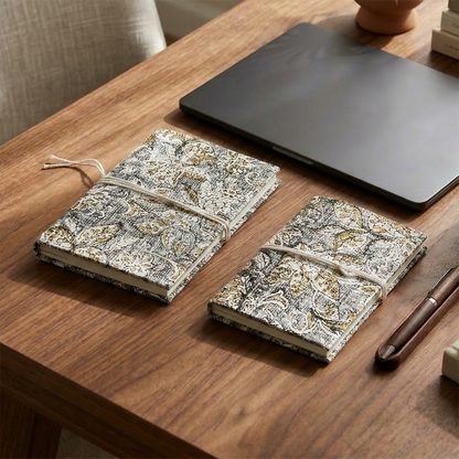 Signature Artisan Notebook Set - Twin Hardcover Journals & Writing Stationery Set