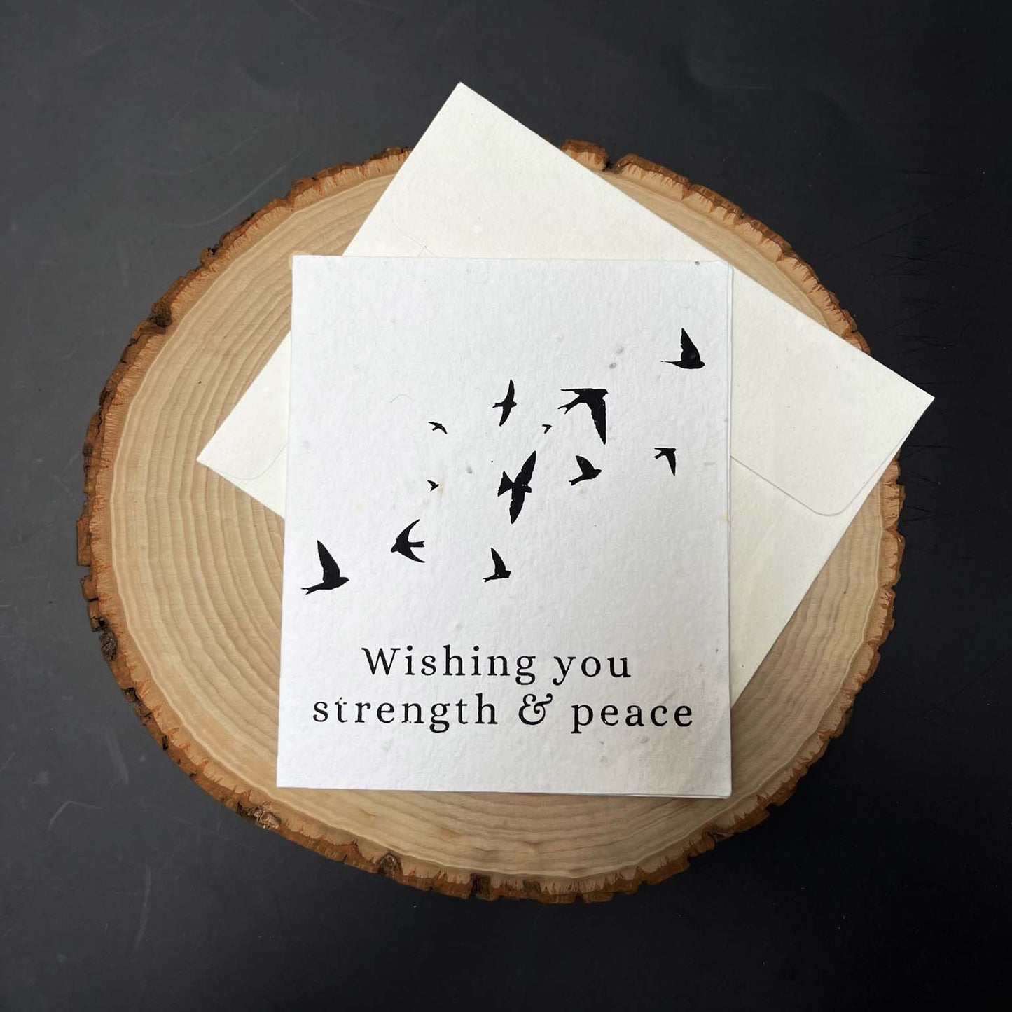 Seed Paper Plantable Card - Strength and Peace