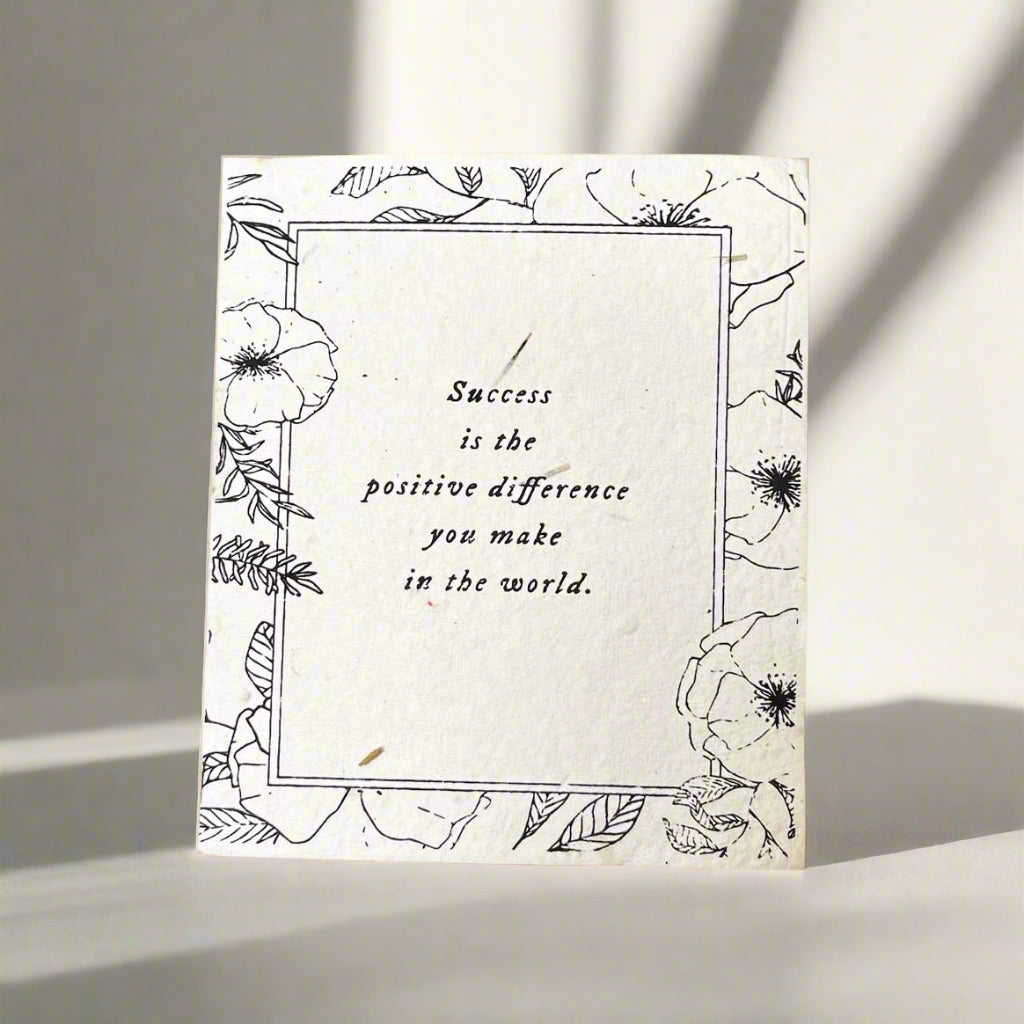 Success - Plantable Card