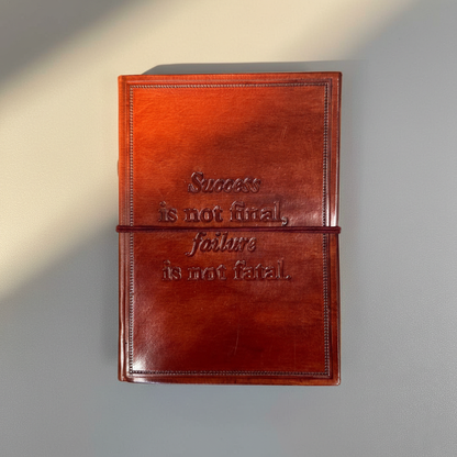 Success And Failure Leather Journal