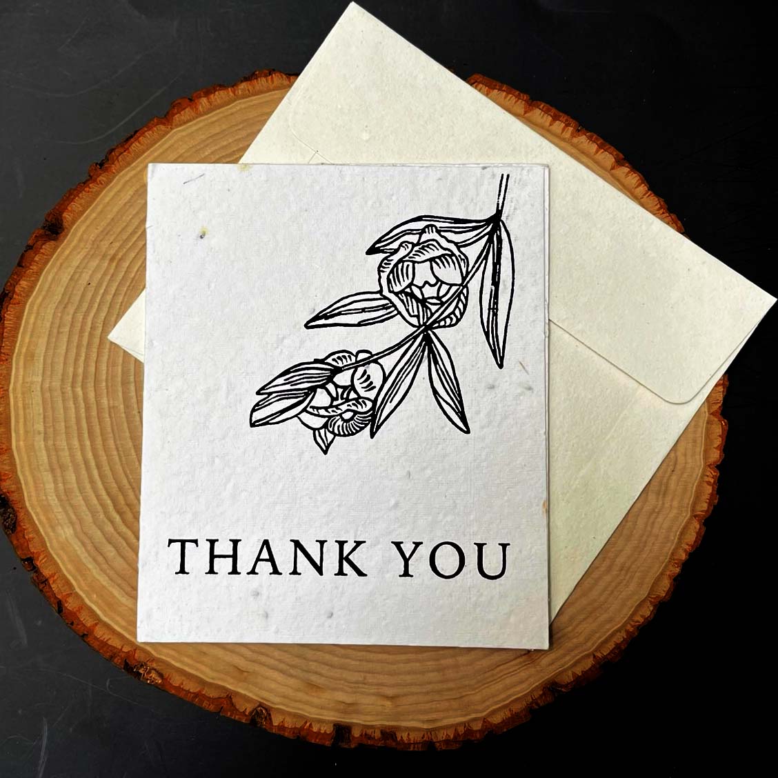 Thank You Seed Paper Greeting Card