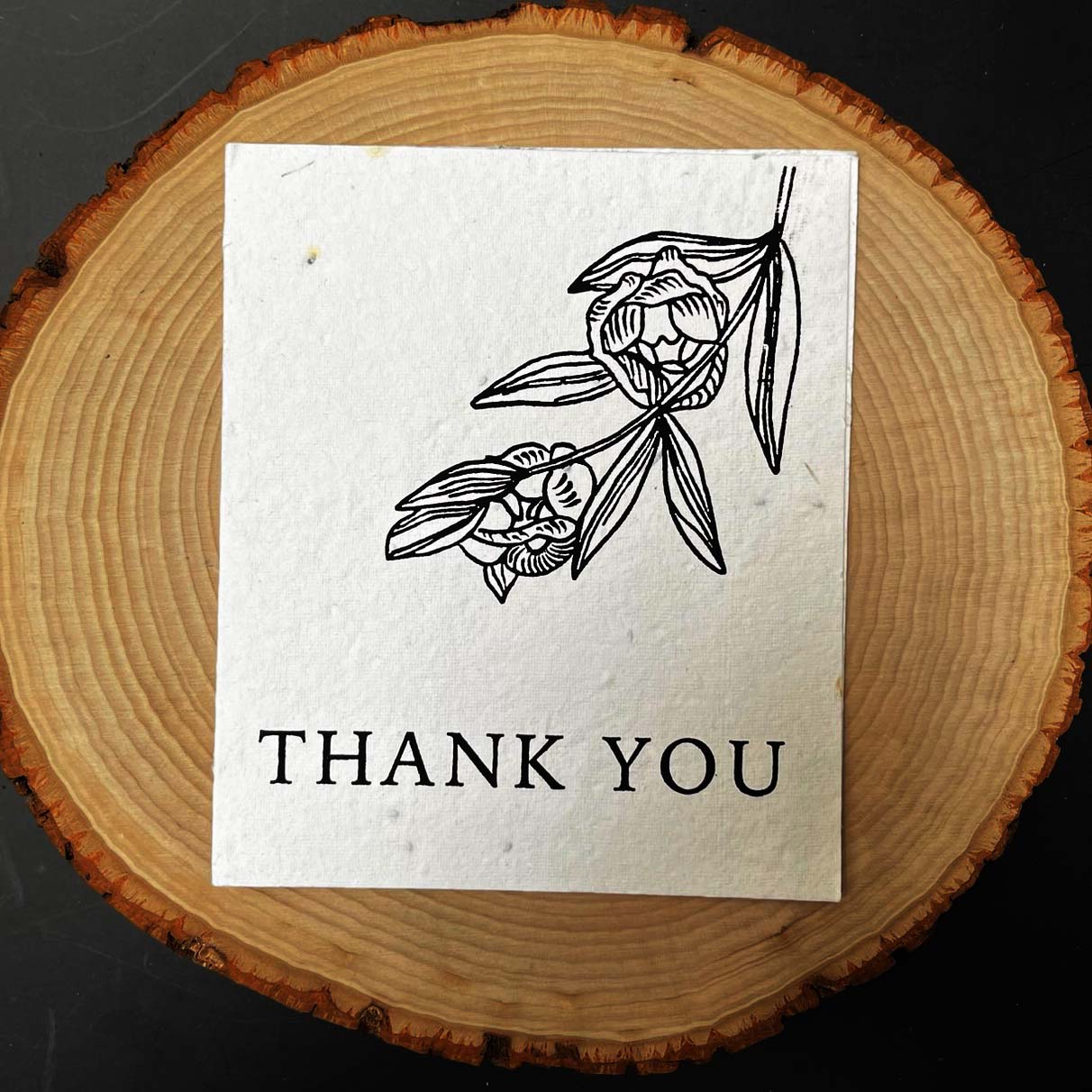 Thank You Seed Paper Greeting Card