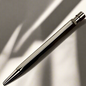 Soothi elegant retractable brass pen – metallic gold and silver for a refined writing experience
