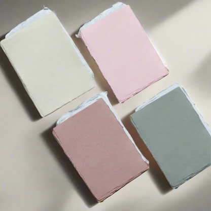 Artisan Khadi paper – 100% cotton, handmade and perfect for letters, sketches, and mixed media art