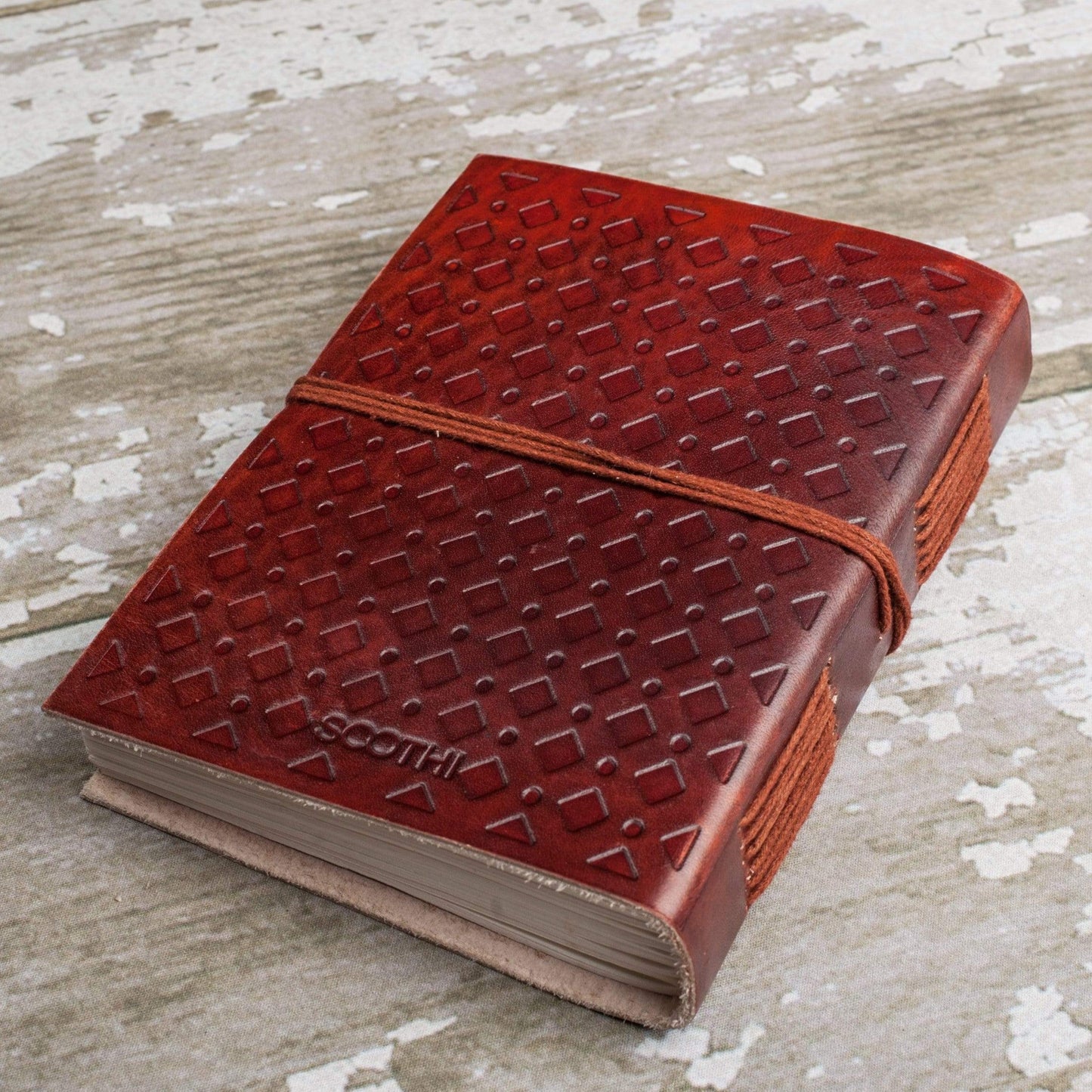 A Daring Adventure Helen Keller Quote Leather Journal - 7x5