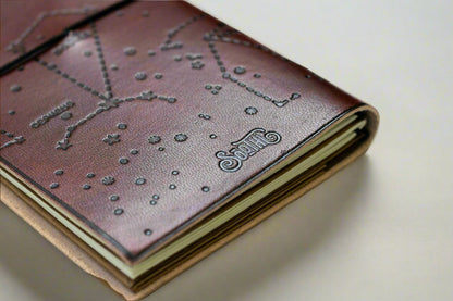 Travel-size leather journal – compact, lightweight, and perfect for on-the-go writing, sketching, and capturing moments wherever you roam