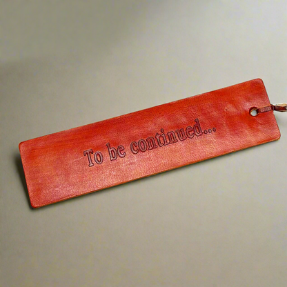 Soothi handcrafted leather bookmark with inspirational quote – timeless, durable, and perfect for thoughtful reading moments