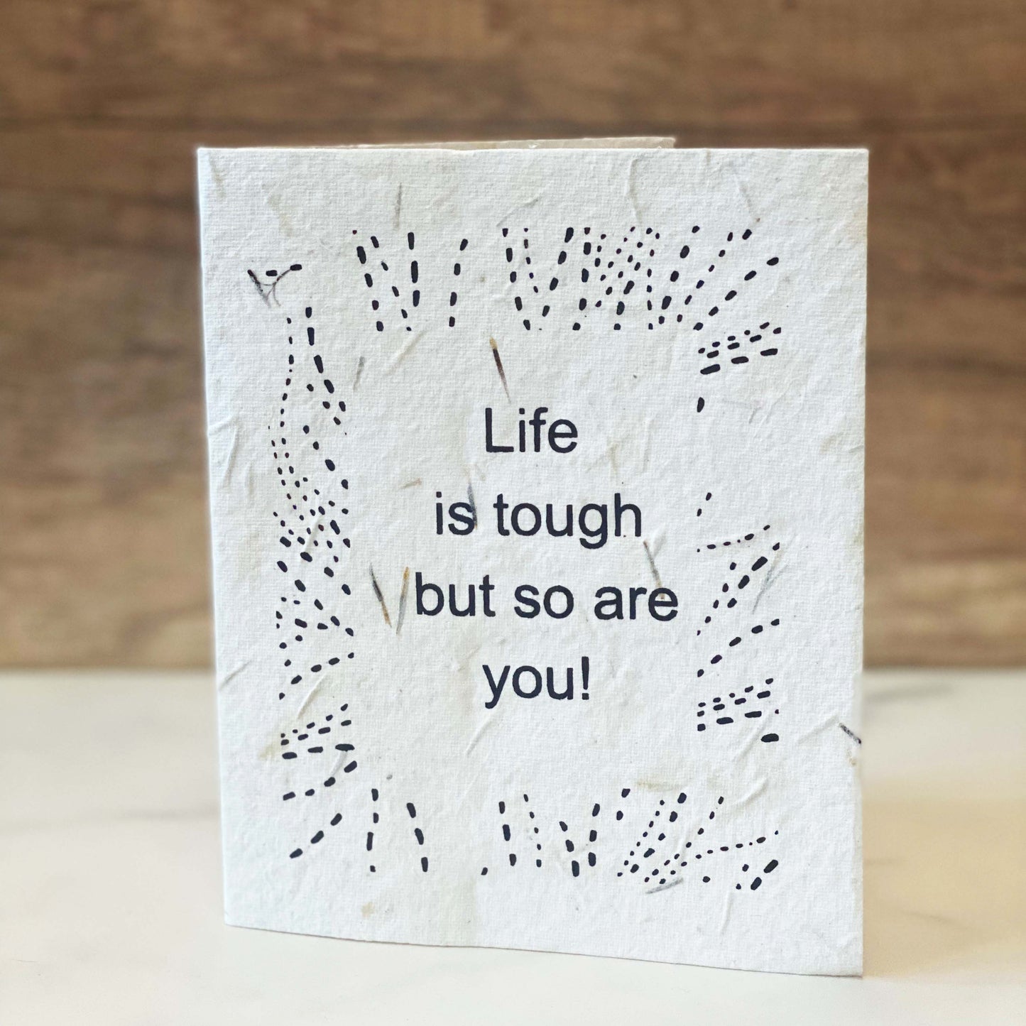 Seed Paper Plantable Card - Life Is Tough