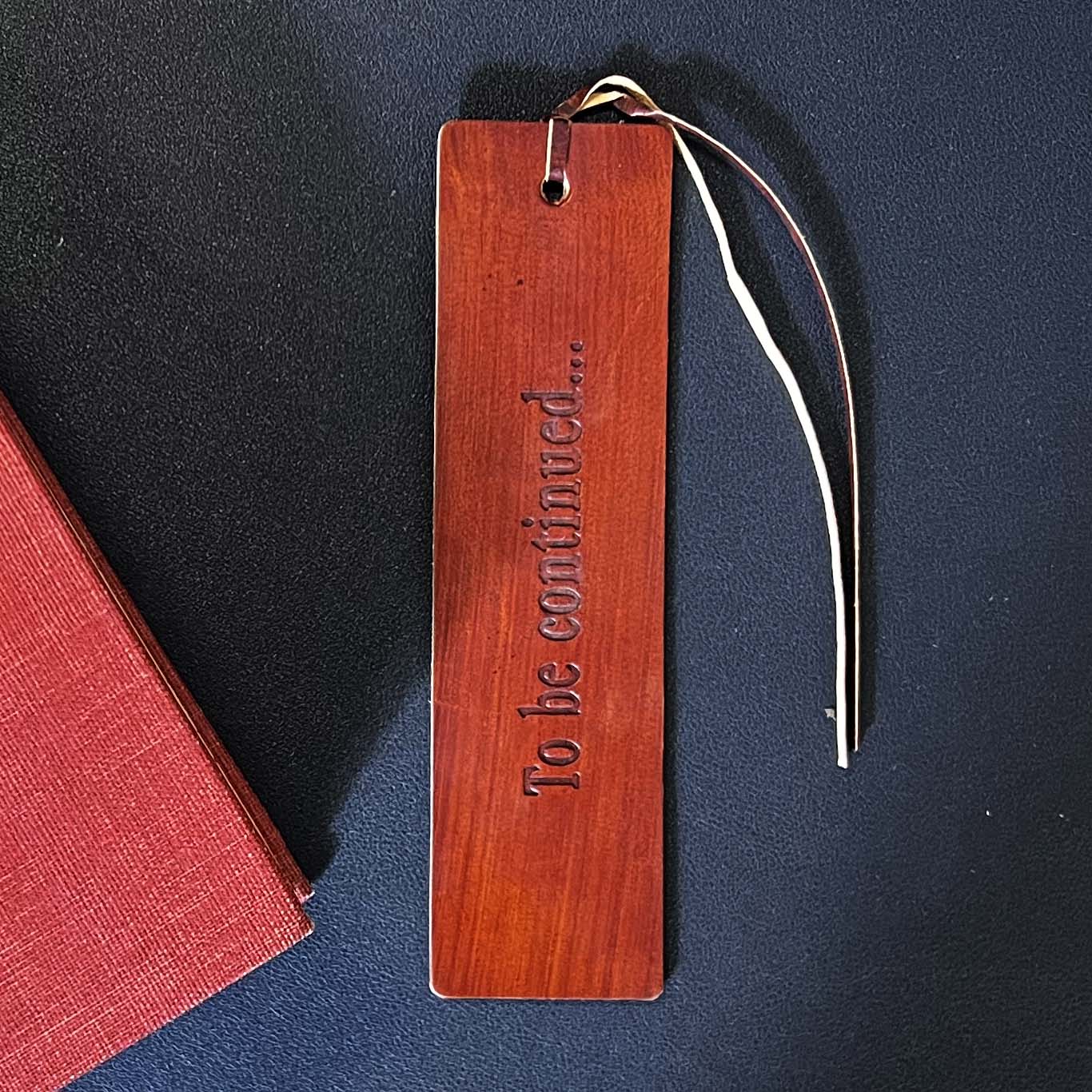 Quote Leather Bookmarks