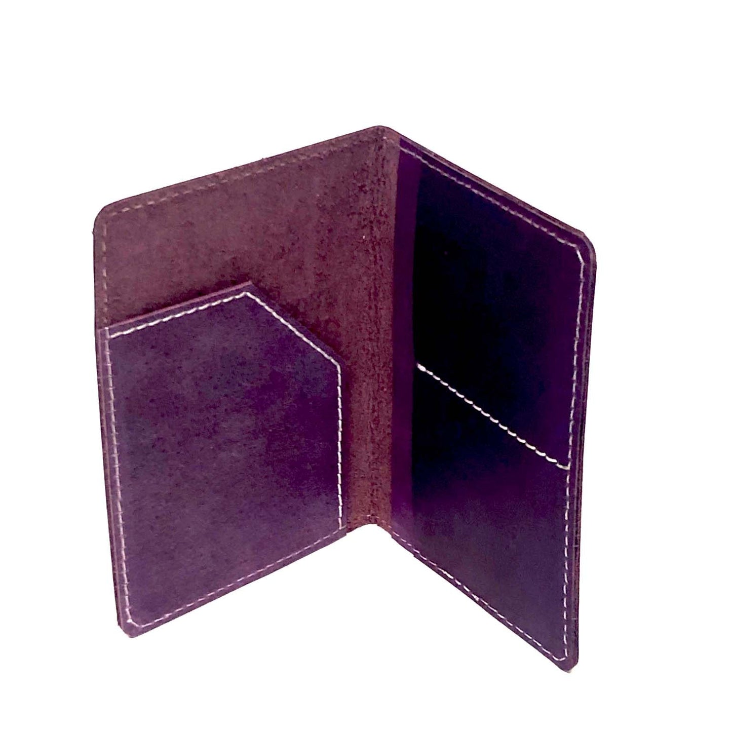 "Not All Who Wander Are Lost" Genuine Leather Passport Cover