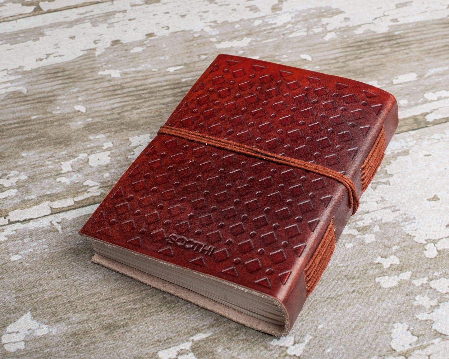 "We All Become Stories" Handmade Leather Journal - Leather Journals By Soothi
